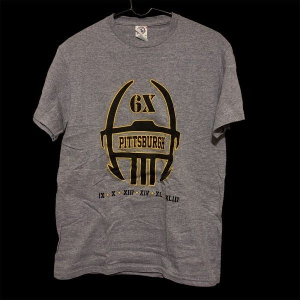 Pittsburgh Steelers 6X Champions Size Medium T-Shirt